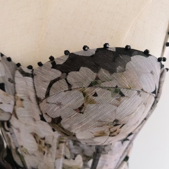 Zimmermann Balance linen and silk bustier dress - Picture 11 of 12